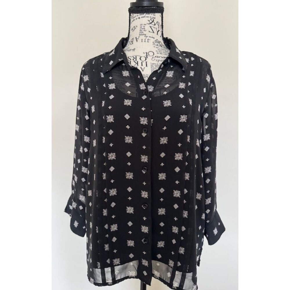 Liz Claiborne blouse and tank - size Large